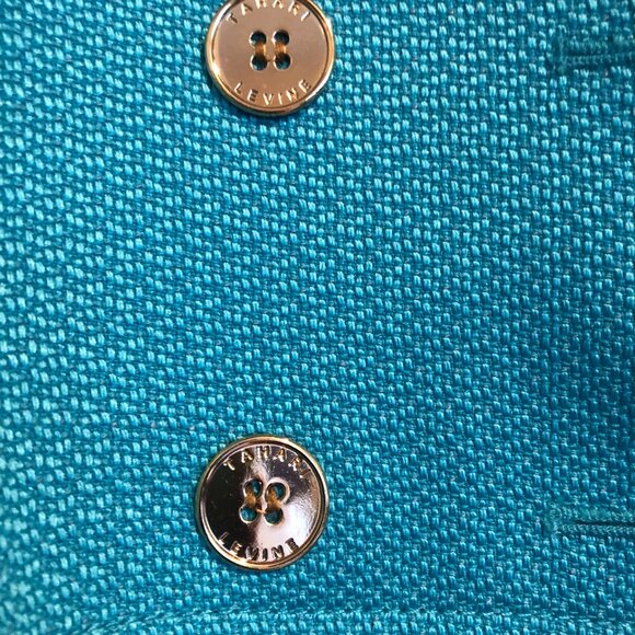 Tahari teal blazer - Picture 5 of 5